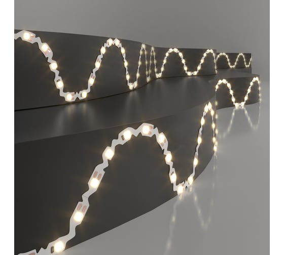 Изображение товара Светодиодная лента Elektrostandard S 2835 12V 60Led 6W IP20 гибкая 3300K теплый белый a052852