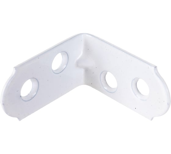 Изображение товара Мебельный уголок Левша 30х30х16 мм, белый, 6 шт. У8-5009.Б