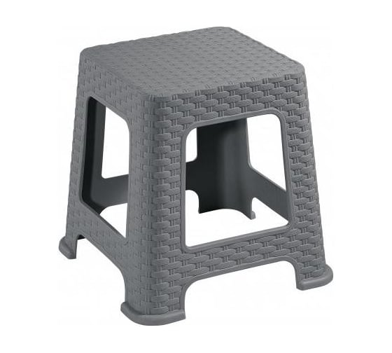 Изображение товара Табурет Violet Ротанг h33 см, серый 220118