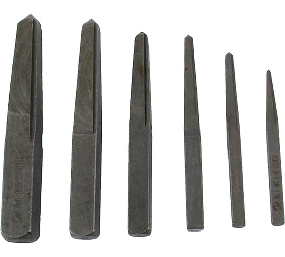 Изображение товара Набор экстракторов - съемников болтов и шпилек из 6-ти штук CNIC М2.5-М4 - М16-М22 ШХ15 54342