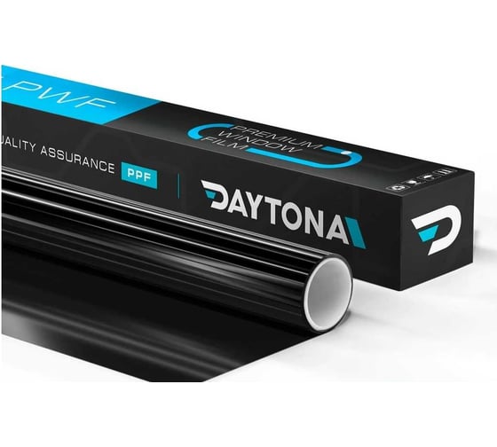 Изображение товара Черная тонировка на автомобиль Daytona Классическая 15% (4м х 0.75м) самоклеящаяся тонировочная пленка MP1495075040