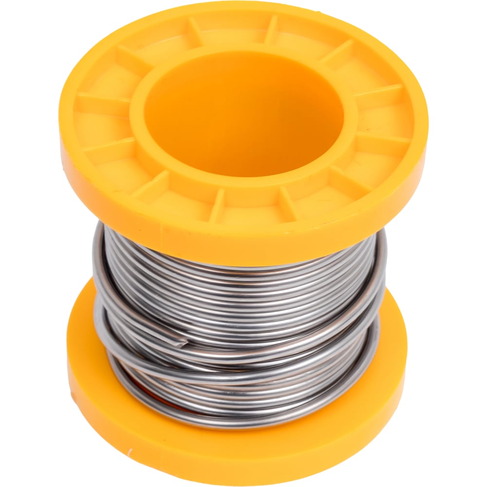 Изображение товара Припой AMPERIN ПОС-40 диаметр 2 мм 100 г для пайки меди и латуни