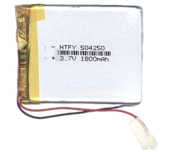 Изображение товара Аккумулятор AMPERIN Li-Pol (батарея) 5*42*50мм 2pin 3.7V/1800mAh 017267