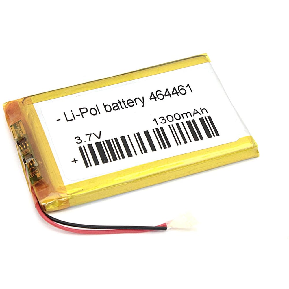 Изображение товара Аккумулятор AMPERIN Li-Pol 1300мАч 4.6х44х61мм 2pin