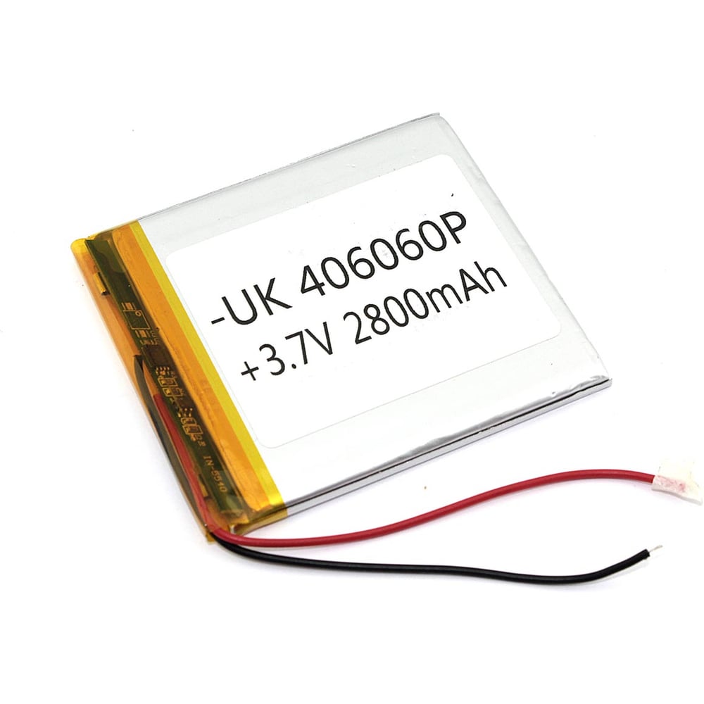Изображение товара Аккумулятор Lithium-Polymer AMPERIN 2800mAh 60x60x4 мм 2pin