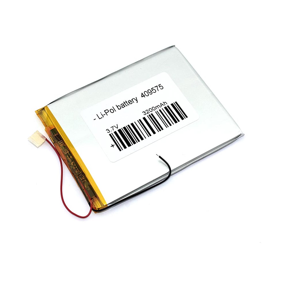Изображение товара Аккумулятор Li-Pol 3.7V 3200mAh 2pin 4x95x75 мм AMPERIN