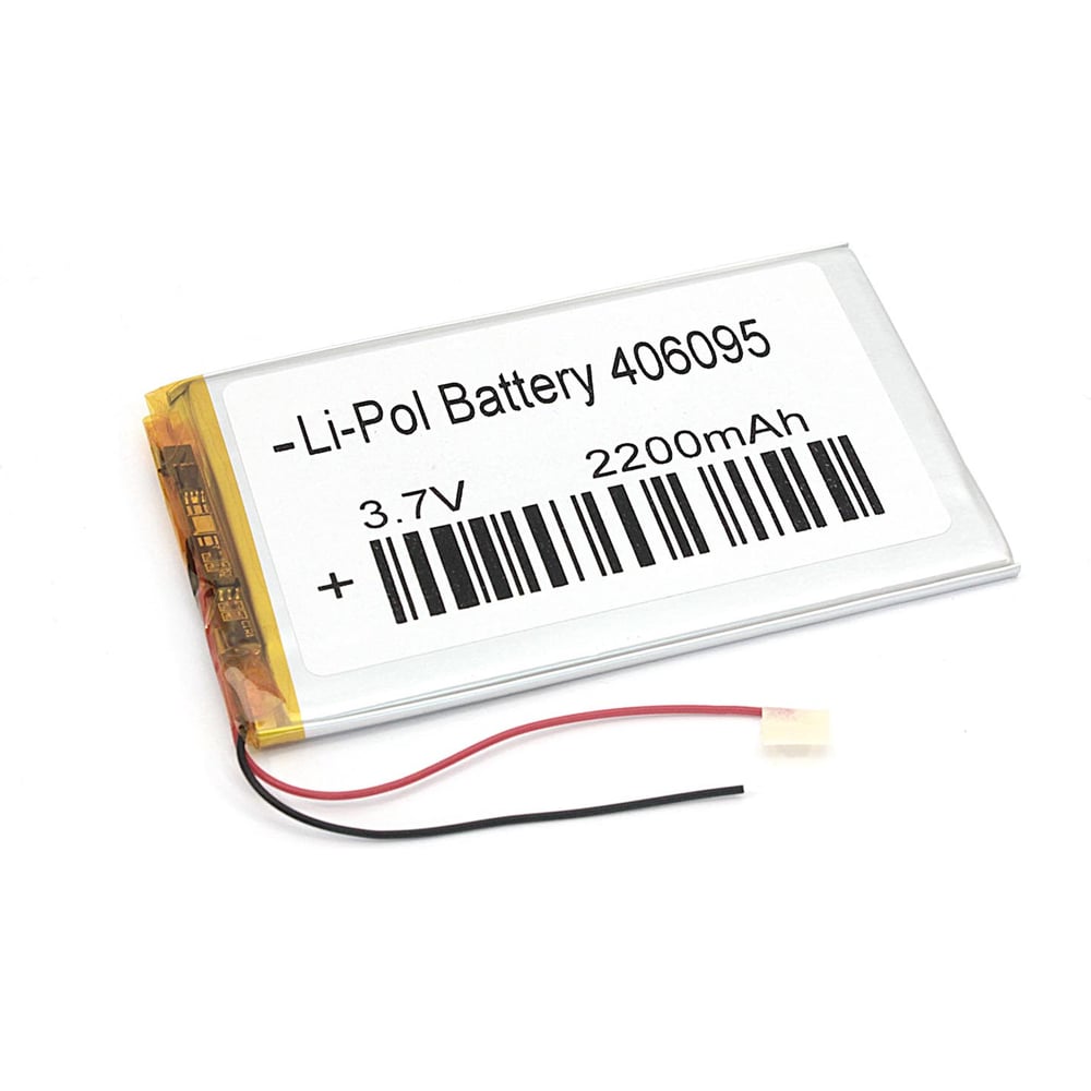 Изображение товара Аккумулятор AMPERIN Li-Pol 2pin 3.7V/2200mAh 080507