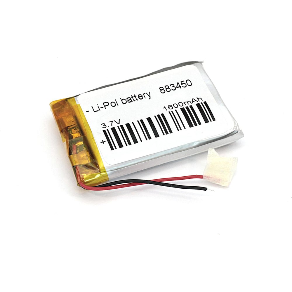 Изображение товара Аккумулятор Li-Pol AMPERIN 8.8х34х50мм 3.7V 1600mAh 2pin