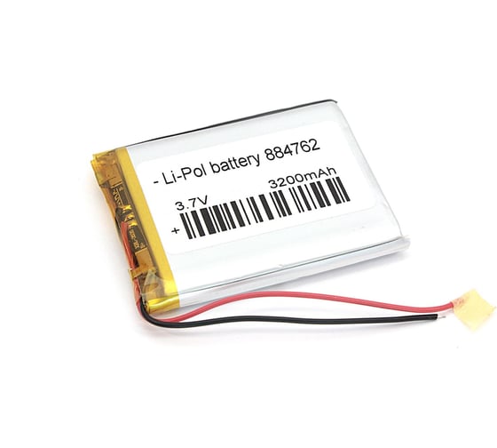 Изображение товара Аккумулятор AMPERIN Li-Pol (батарея) 8.8*47*62мм 2pin 3.7V/3200mAh 079676