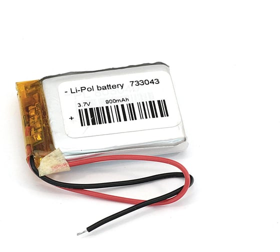 Изображение товара Аккумулятор AMPERIN Li-Pol (батарея) 7.3*30*43мм 2pin 3.7V/900mAh 079668