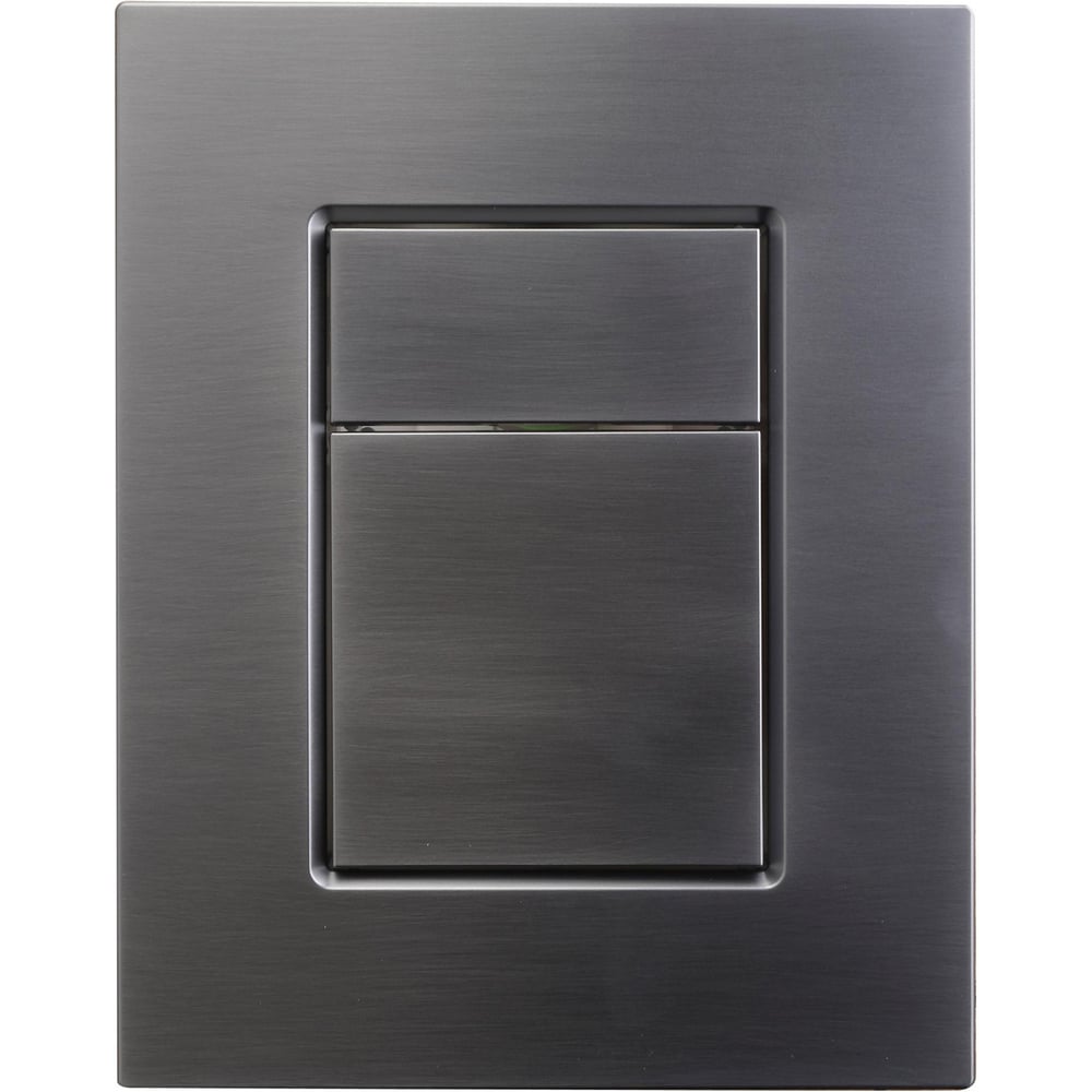 Изображение товара Пневматическая кнопка смыва для инсталляции Wonzon Woghand темный графит WW-IB256-BGM