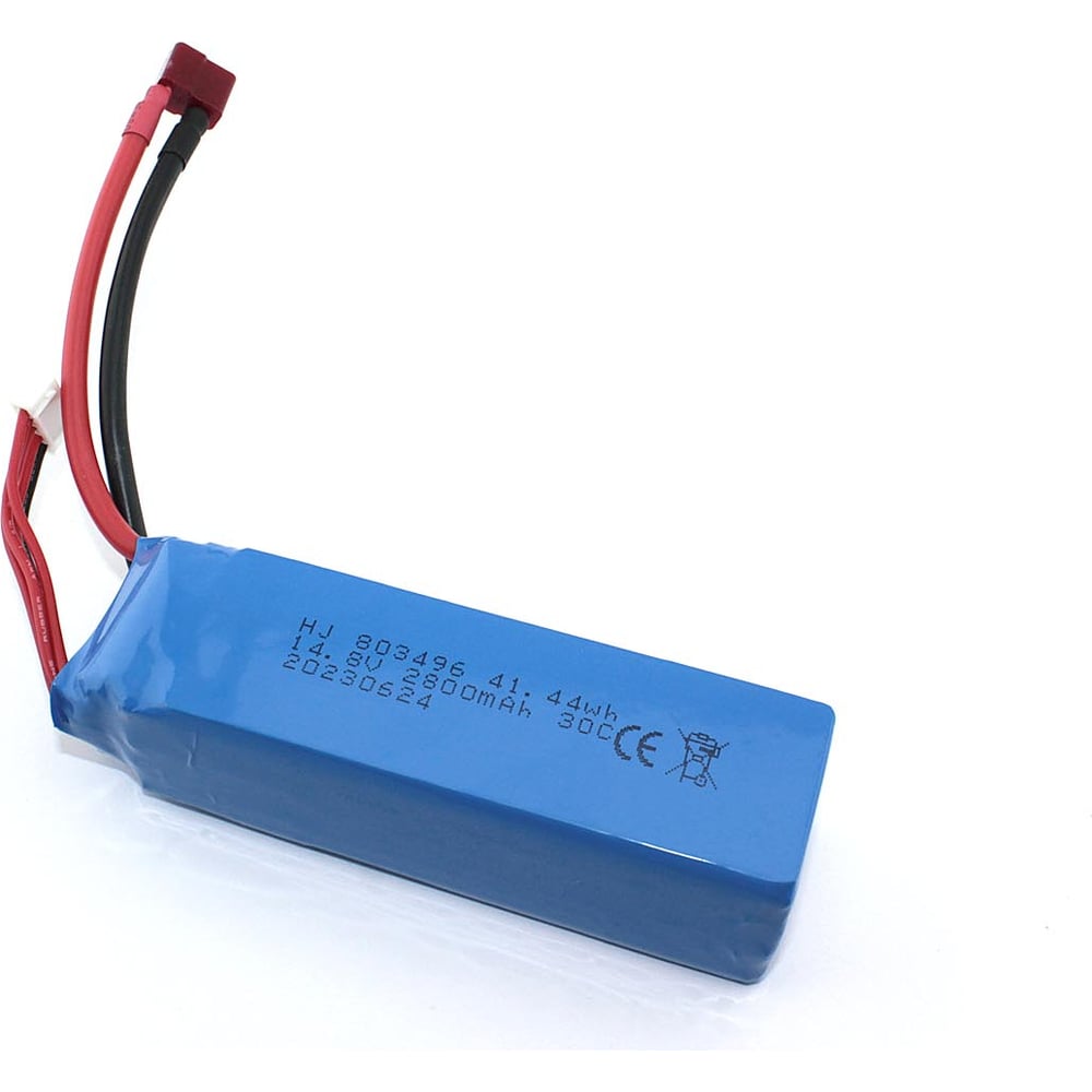 Изображение товара Аккумулятор AMPERIN Li-Pol 14.8V 2800mAh с разъемом T-Plug