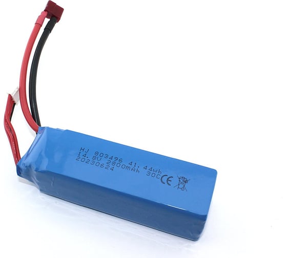 Изображение товара Аккумулятор AMPERIN Li-Pol 14.8V 2800mAh формат 803496 разъем T-Plug 096969