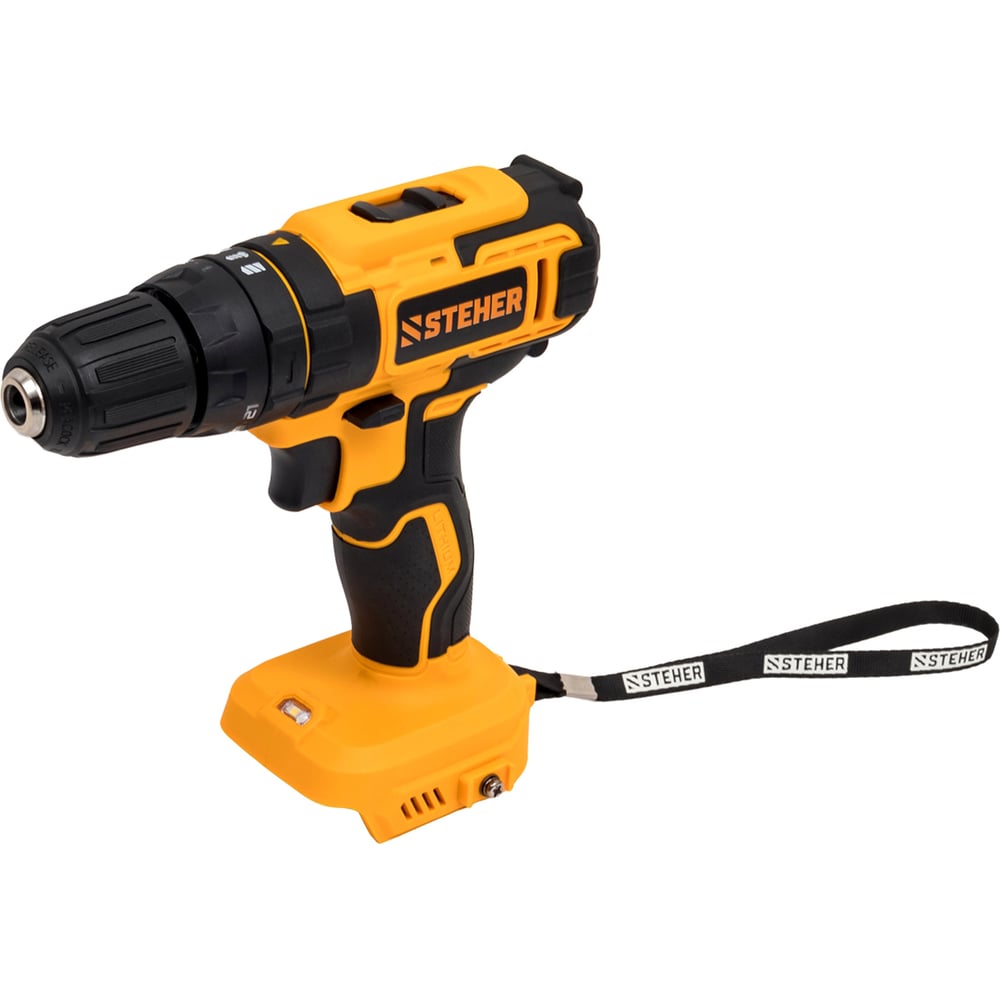 Изображение товара Ударная дрель-шуруповерт STEHER 20 В CDS-40 с мощностью 40 Нм и функцией удара