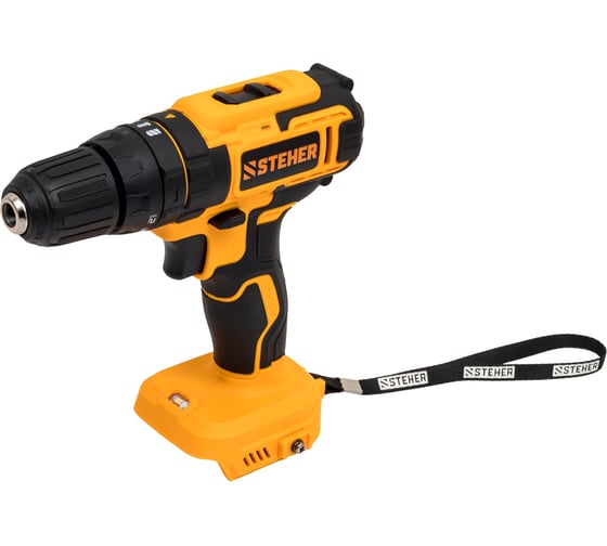 Изображение товара Ударная дрель-шуруповерт STEHER 20 В, 40 Н·м, без АКБ (LMS) CDS-40