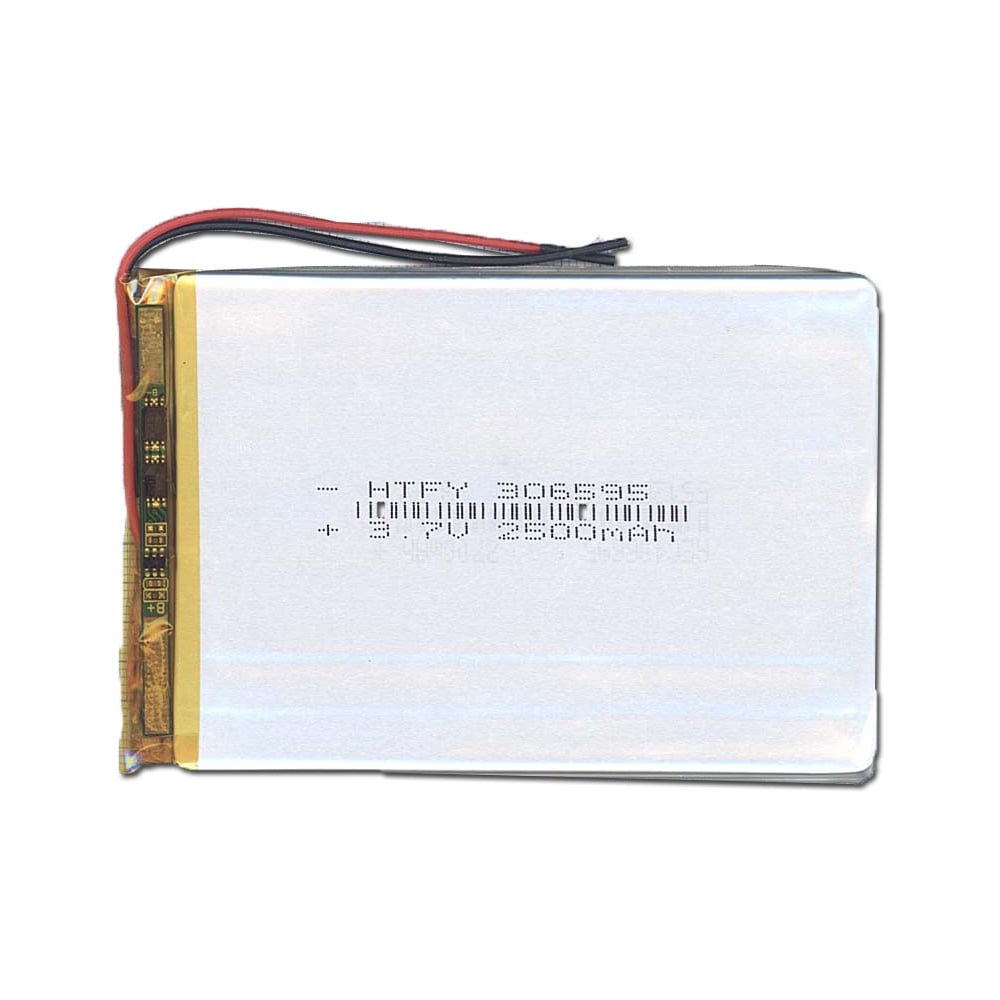 Изображение товара Аккумулятор AMPERIN Li-Pol 2500mAh 3.7V 2pin