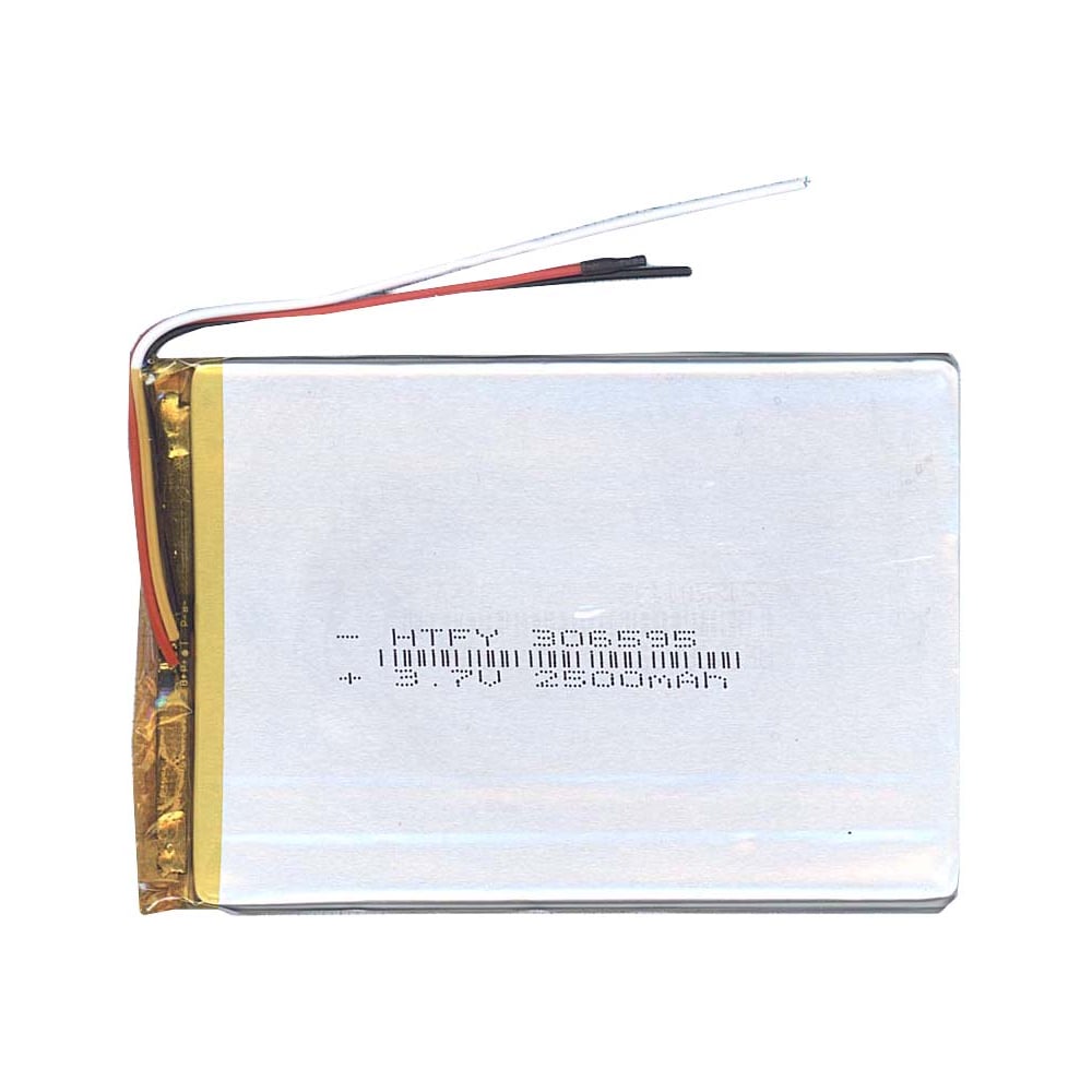 Изображение товара Аккумулятор AMPERIN Li-Pol 3*65*95мм 3pin 3.7V 2500mAh 017284