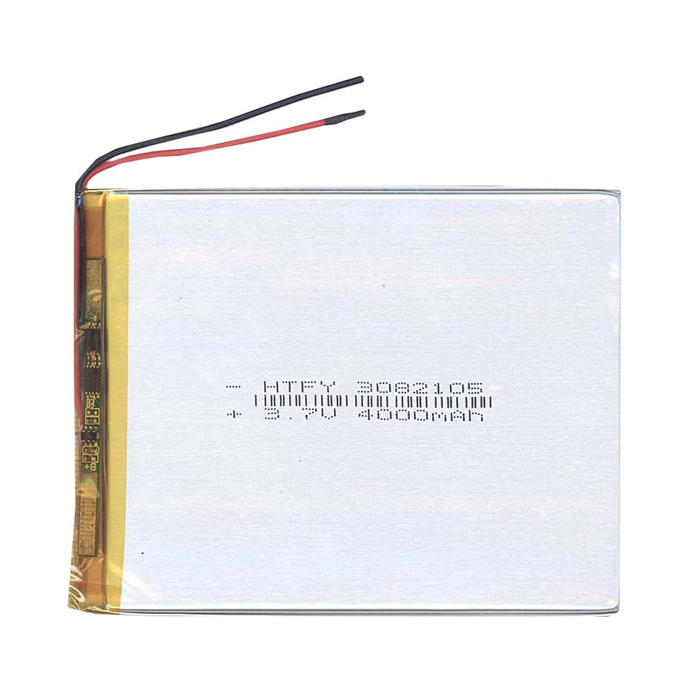Изображение товара Аккумулятор Li-Pol AMPERIN 4000mAh 3.7V 105x82x3мм 2pin