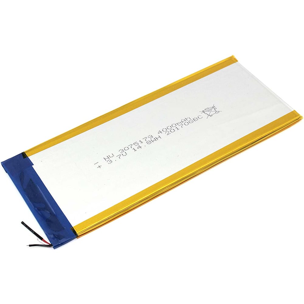 Изображение товара Аккумулятор AMPERIN Li-Pol 3*75*179мм 3pin 3.7V 4000mAh 089911