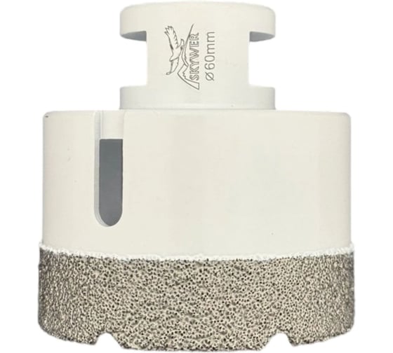 Изображение товара Коронка алмазная универсальная SKYWER 60 мм, М14, высота сегмента 15 мм SK-SAU60