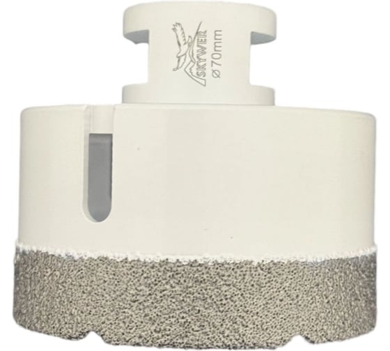 Изображение товара Коронка алмазная универсальная SKYWER 70 мм, М14, высота сегмента 15 мм SK-SAU70