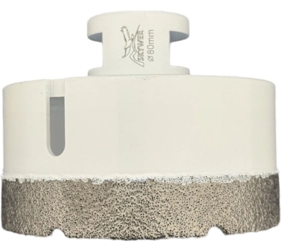 Изображение товара Коронка алмазная универсальная SKYWER 80 мм, М14, высота сегмента 15 мм SK-SAU80