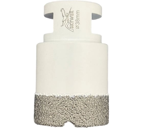 Изображение товара Коронка алмазная универсальная SKYWER 38 мм, М14, высота сегмента 15 мм SK-SAU38