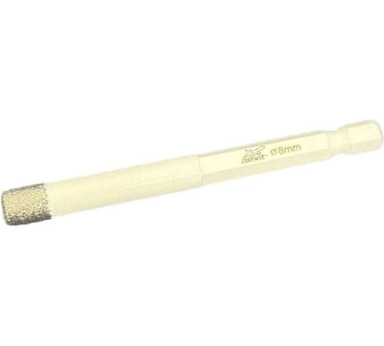 Изображение товара Коронка алмазная универсальная SKYWER 8 мм, HEX, высота сегмента 10 мм SK-SAU8