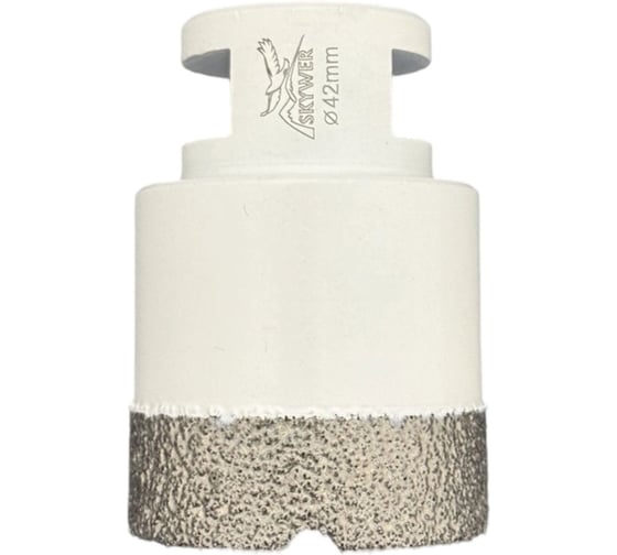 Изображение товара Коронка алмазная универсальная SKYWER 42 мм, М14, высота сегмента 15 мм SK-SAU42