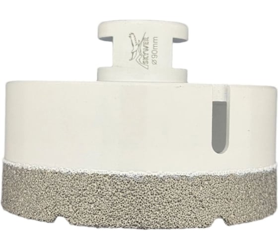 Изображение товара Коронка алмазная универсальная SKYWER 90 мм, М14, высота сегмента 15 мм SK-SAU90