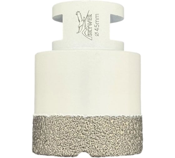 Изображение товара Коронка алмазная универсальная SKYWER 45 мм, М14, высота сегмента 15 мм SK-SAU45