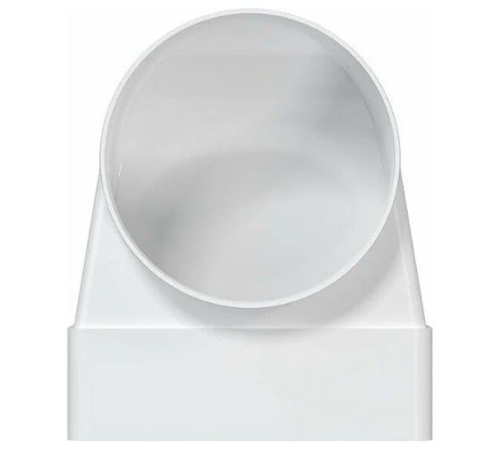 Изображение товара Соединитель круглого и плоского воздуховода KRAFTAIR 100 мм СОЕДИНИТЕЛЬ 60Х120/D100 ЭКСЦ 90