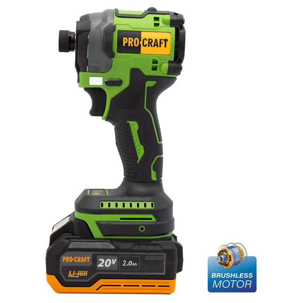 Изображение товара Винтоверт аккумуляторный PROCRAFT PS20 20В 180Нм 3000 об/мин