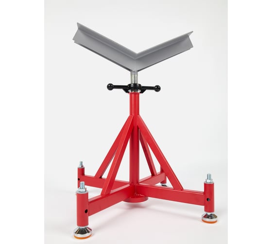 Изображение товара Большая опорная стойка для труб с V-образной головкой REDLI 610-920мм TD1108H