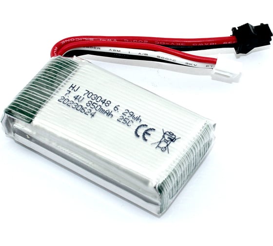 Изображение товара Аккумулятор AMPERIN Li-Pol 7.4v 703048 850mah SM 097008