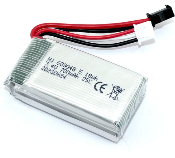 Изображение товара Аккумулятор AMPERIN Li-Pol 7.4V 603048 700mAh SM 097006