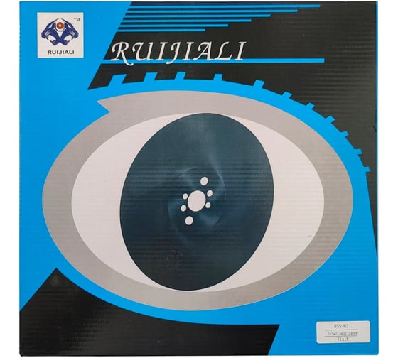 Изображение товара Пильный диск из нержавеющей стали низкого легирования RUIJIALI HSS DMo5 TiAlN 350x2.5x32 260 BW 11426