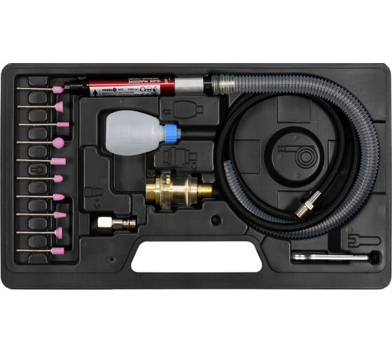 Изображение товара Пневмошлифмашина мини в наборе VOREL 80970