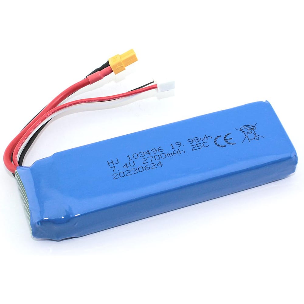 Изображение товара Аккумулятор AMPERIN Li-Pol 7.4V 103496 2700mAh XT30-plug 097005