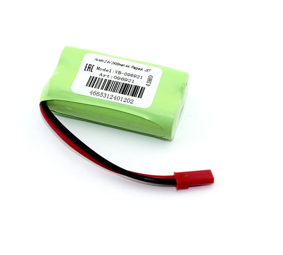 Изображение товара Аккумулятор AMPERIN Ni-MH 2.4V 2400mAh AA Flatpack разъем JST 096921