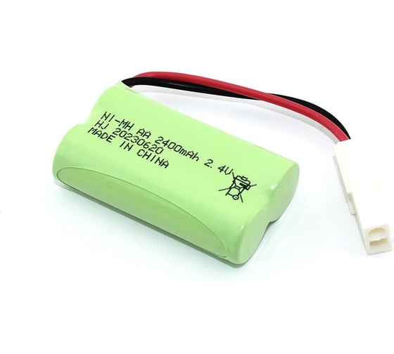 Изображение товара Аккумулятор AMPERIN Ni-MH 2.4V 2400mAh AA Flatpack разъем EL-2p 096922