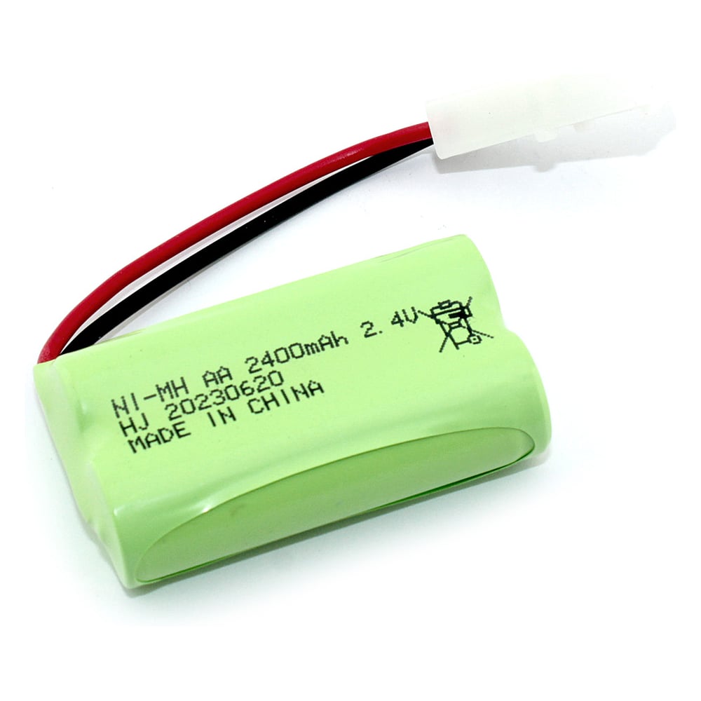 Изображение товара Аккумулятор AMPERIN Ni-MH 2.4V 2400mAh AA Flatpack разъем KET-2P 096923