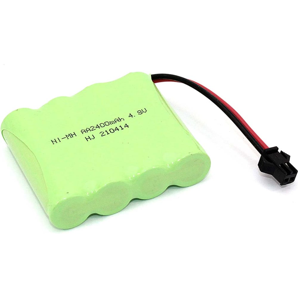 Изображение товара Аккумулятор Ni-Mh 4.8V 2400 мАч AA Flatpack с разъемом SM Амперин