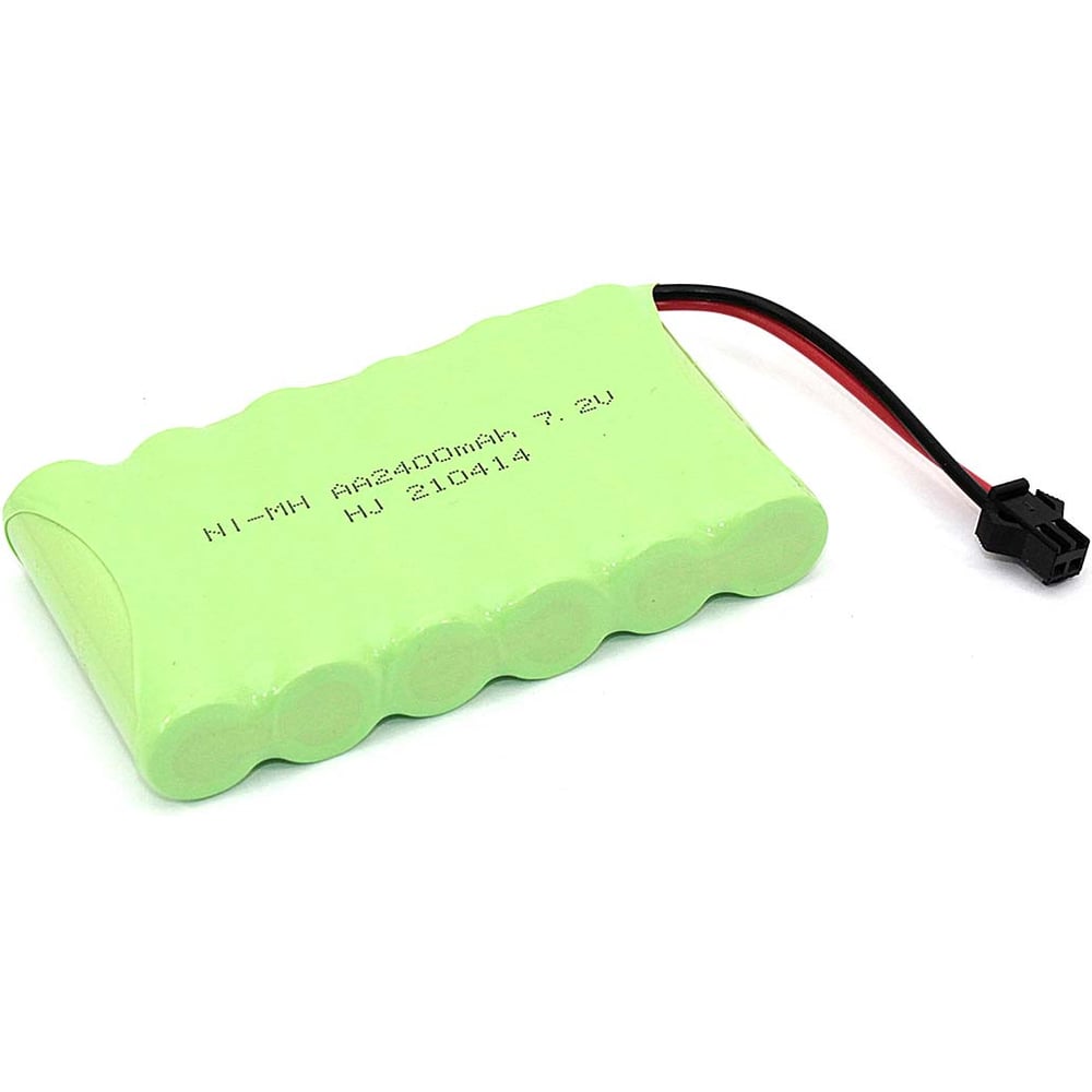 Изображение товара Аккумулятор AMPERIN Ni-Mh 7.2V 2400 mAh AA Flatpack с разъемом SM