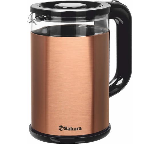Изображение товара Чайник электрический Sakura SA-2742MGL (1.8) стекл двухслойн подсв УТ000003367