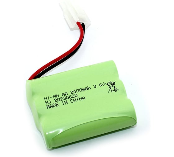Изображение товара Аккумулятор AMPERIN Ni-MH 3.6V 2400mAh AA Flatpack разъем 5559 096926