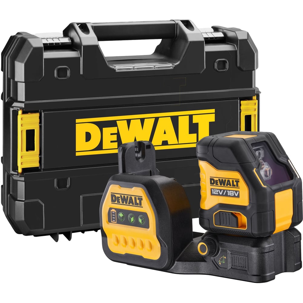 Изображение товара Аккумуляторный лазерный построитель плоскостей Dewalt DCE088NG18 30/50 м зеленый луч