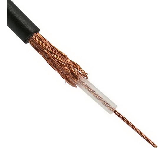 Изображение товара Коаксиальный кабель Ruichi RG174 /100м/ 81644