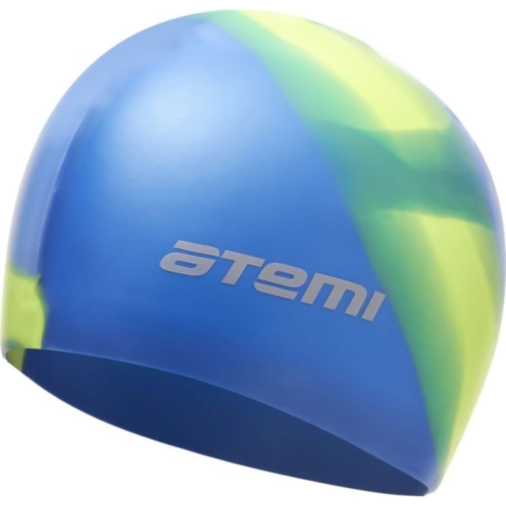 Шапочка для плавания ATEMI шапочка для плавания взрослая объемная с подкладом обхват 54 60 см голубой