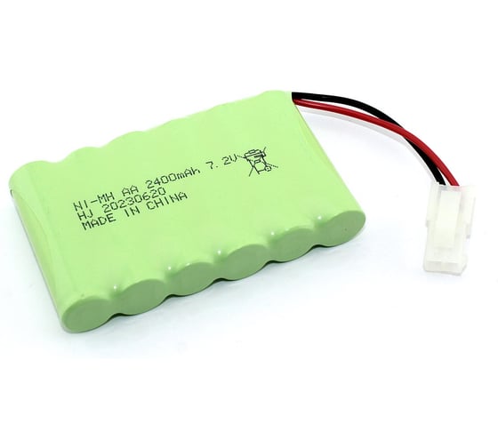 Изображение товара Аккумулятор AMPERIN Ni-Mh 7.2V 2400 mAh AA Flatpack разъем 5559 096955